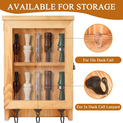 حامل مكالمة البطة، حامل جدار نداء البطة، لحامل جدار حبل نداء البطة، حافظة عرض نداء البطة، رف منظم نداء البطة، حامل صفارة البط المرئي على الحائط، صندوق خشبي لديكور المنزل in Kuwait