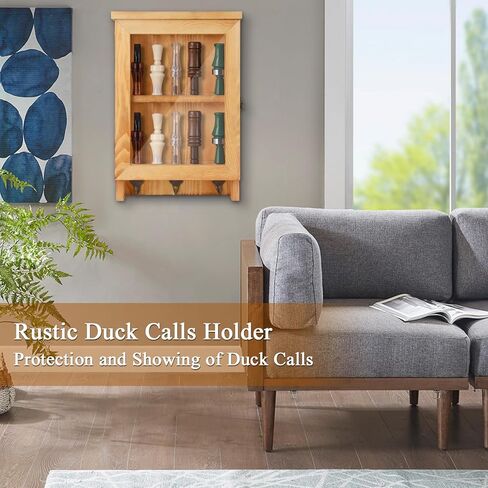 حامل مكالمة البطة، حامل جدار نداء البطة، لحامل جدار حبل نداء البطة، حافظة عرض نداء البطة، رف منظم نداء البطة، حامل صفارة البط المرئي على الحائط، صندوق خشبي لديكور المنزل in Kuwait