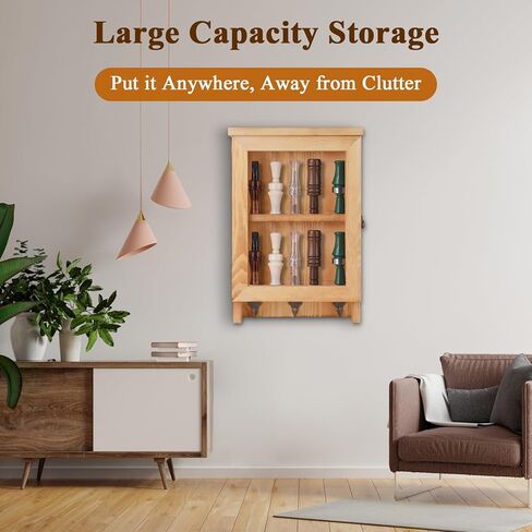 حامل مكالمة البطة، حامل جدار نداء البطة، لحامل جدار حبل نداء البطة، حافظة عرض نداء البطة، رف منظم نداء البطة، حامل صفارة البط المرئي على الحائط، صندوق خشبي لديكور المنزل in Kuwait