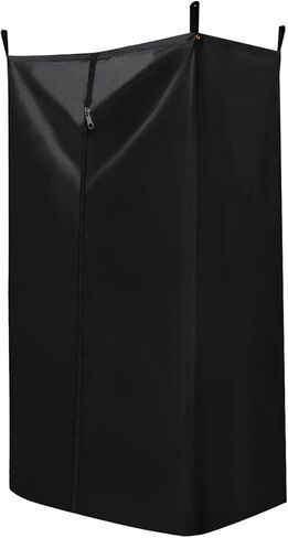 ستارة الخصوصية للتخييم، ستارة حمام محمولة، خيمة خصوصية، غرفة تغيير الملابس للقارب، بونتون (أسود) in Kuwait