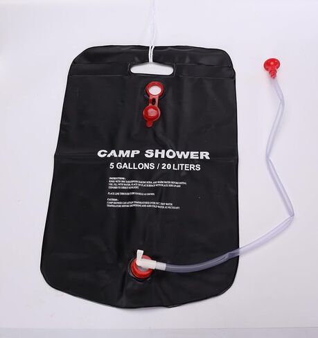 Kangkai Shower Bag for Camp, 5 Gallons/20L,Removable Hose and On-Off Switchable Shower Head for Camping Beach Swimming Outdoor Traveling in Saudi Arabia