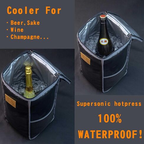 Single Lantern Case and Soft Cooler for Wine and Champagne Keep your bottles Standing Waterproof Leakproof camping picnic in Saudi Arabia
