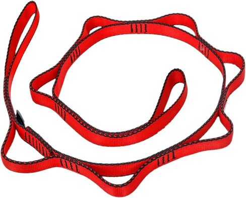 حبل سلسلة نيودور ديزي، 23 كيلو نيوتن (5170 رطل) للتسلق من النايلون، معتمد من CE للمساعدة الرائدة في التسلق، تعليق أرجوحة تسلق (43 بوصة/110 سم) in Kuwait