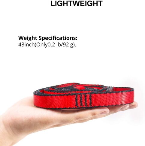 حبل سلسلة نيودور ديزي، 23 كيلو نيوتن (5170 رطل) للتسلق من النايلون، معتمد من CE للمساعدة الرائدة في التسلق، تعليق أرجوحة تسلق (43 بوصة/110 سم) in Kuwait