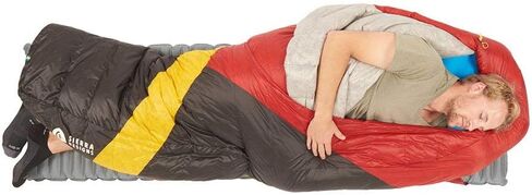 Sierra Designs Cloud 20 Degree DriDown Sleeping Bag Ultralight Zipperless Down Sleeping Bag for Backpacking and Camping in Saudi Arabia