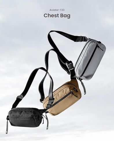 tomtoc 3.5L X-Pac Sling Bag with RFID Blocking Crossbody Pack for Men Women in Kuwait