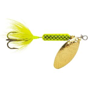 Yakima Bait Wordens Original Rooster Tail Spinner Lure, Chartreuse, 1/2-Ounce