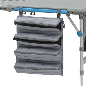 CORE Hanging Organizer | Fits The 4 Foot Outdoor FlexRail Camp & Cook Table | Portable for Beach, Picnic, Backyards, BBQ, Tailgate, Patio, and Party
