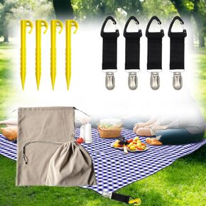 Beach Outdoor Picnic Fixer - Perfect for Beach Essentials,Beach Blanket,Picnic Mat,Tent Stakes,Tent Accessories.Very Useful Cushion Holder