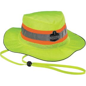 Ergodyne Chill Its 8935CT Cooling Ranger Sun Hat, PVA Cooling Relief, High Visibility, Reflective