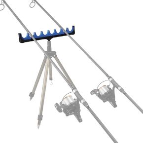 Fishing Rod Holders 1/4" Screw for Bank 8-Rod Feeder Pod Stand Holder Soft Fishing Pole Tackle Fishing Accessories( NOT Include Tripod )