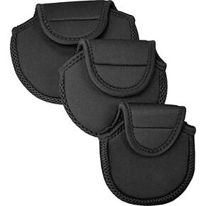 Neoprene Reel Cases, Black - 3 sizes for Fly Reel