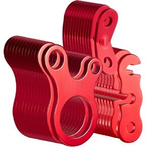 Tent Stakes Tent Rope Tensioner - 36PCS - 3 Type Alloy Camping Tent Guyline Cord Adjuster Combination Camping Gear, Red