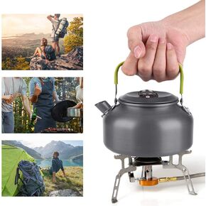 Outdoor Water Kettle, Portable Water Kettle, Advanced Hard Oxidation Treatment, Resistance Scratch Resistance for Picnic Camping Home Hiking