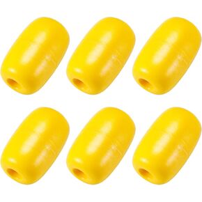 Rope Floats Marine, Deep Water Float Oval Water Float 2.7" x 4.2", Deep Water Fishing Marker Buoys for Boats Swimming Kayak Crabbing Trail Dock Pool