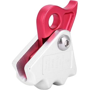DAUERHAFT 15KN Climbing Stop Descender, Rope Clamp Self Braking Stop Descender for 9 to 12mm Rope Fall Protection Rescue Descender Rope Grab Climbing Accessory Climbing Equipment