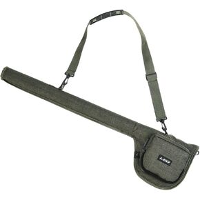 Lixada Fly Fishing Rod Case,Portable Fishing Tackle Bag,Canvas Fishing Pole Storage Bag Fly Rods Reels Durable Carry Case