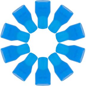 10pcs Mouthpiece Replacement for Camelbak, Blue Silicone Bite Valve Replacement Hydration Pack Bite Valve Parts Accessories for Hydration Bladder