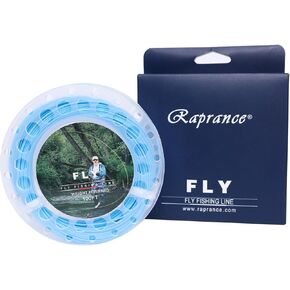 Floating Fly Fishing Line with 2 Welded Loops, Weight Forward Floating Fly Line, 100FT(3F,4F,5F,6F,7F,8F) Freshwater Saltwater Fly Fishing Line