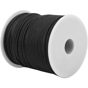 Speargun Reel Line, Spearfishing Line 50M Spool 2mm Dia Fishing Shooting Line 396lb Strength Super Strong Resistant Speargun Reel Line for Spearfishing (Black)