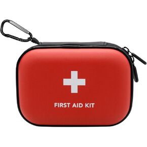 Faylapa Home Car Empty First Aid Bag, 9x7x3 inches Camping Waterproof Case for Travel, Boat, Office, Sports, Hiking, Outdoor (Bag Only)