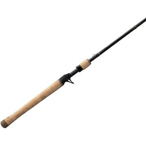 Lew's Speed Stick Casting Fishing Rod, IM8 Graphite Blank with Fuji Concept O Guides, Full-Length Cork Grips, Gray/Green