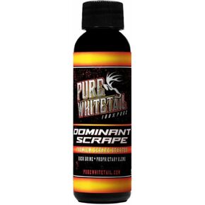 Pure Whitetail Dominant Scrape | Buck Scent | Potent Active Scrape Deer Scent | Fill Your Deer Scent Dripper | Cover Your Flex Wick or Mock Scrape Rope | 2 oz Bottle
