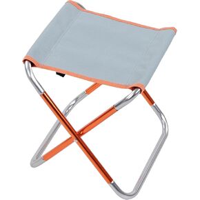 Small Folding Stool Travel Chair - 12in Fold Up Stool Seat Lightweight Camping Seat Small Portable Chair