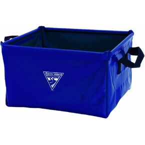 Seattle Sports Collapsible Square Pack Sink Dual Dish Wash Basin for Camping, Outfitter Class, Double Basin, 25 Liter, Blue