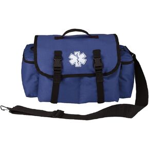 Orange - Public Safety Medical Rescue Response Bag w/Star of Life Emblem