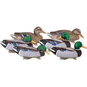 Flambeau Outdoors 1215GSD Gunning Series Mallard Decoys, Classic Floaters - 6-Pack