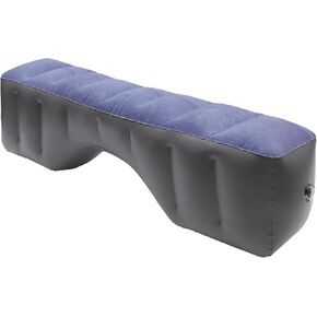 Car Mattress Sleeping Mat Comfortable Rear Seat Air Bed Gap Pad for Napping Travel Blue Gray