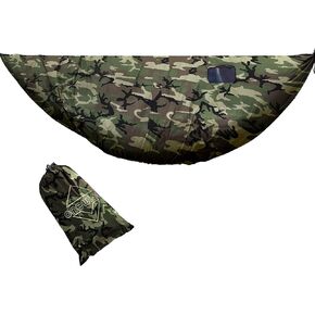 Onewind Premium Hammock Wind Sock, Hammock end Wind Block, Lightweight and Wind-Resistant Underquilt Protector for Winter and Cold Weather Protection, Backpacking, Camouflage