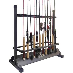 Aventik Fishing Rod Rack,12&24 Rods Aluminum Fishing Rod Holder