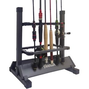 Aventik Fishing Rod Rack,12&24 Rods Aluminum Fishing Rod Holder in Kuwait
