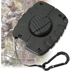 Retractable Gear & Bow Hoist for Tree Stand Hunting, 29.5 Ft Retractable Bow Pull up Rope for Treestand, Quick and Easy Bow Retriever Hoist Rope, Deer Hunting Accessories for Men Hunters