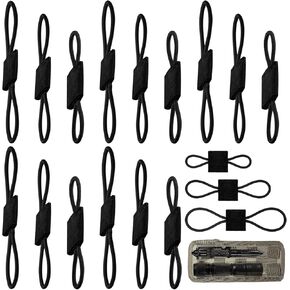 Waydress 3 Sizes Molle Accessories Tactical Backpack Webbing Attachments Straps Tactical Gear Holder Clip Kit