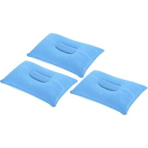 PATIKIL Inflatable Pillow, 3 Pack Ultralight Camping Travel Pillow Desk Rest Neck Support for Hiking Backpacking Office, Blue in Kuwait