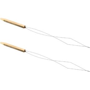 2 Pieces Fly Tying Bobbin Threader Half Hitch