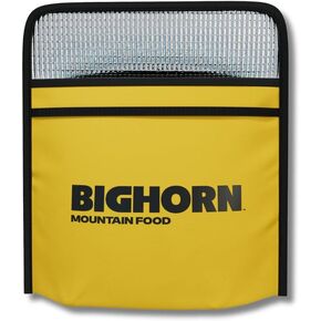 BIGHORN Insulated Bag for Backpackers - Durable Small Insulated Pouch for Freeze Dried Backpacking Meals - Packs Flat, Lightweight, Aids Rehydration, Keeps Food Hot, 10 1/4" x 7 1/2" x 3 ½", 1.5oz