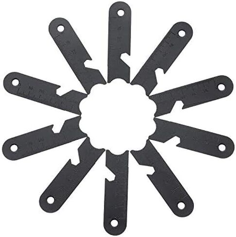Upgrade 10 PCS Ferro rods Striker/Scraper, Must Have in Emergency Kit in Saudi Arabia