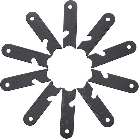 Upgrade 10 PCS Ferro rods Striker/Scraper, Must Have in Emergency Kit in Saudi Arabia