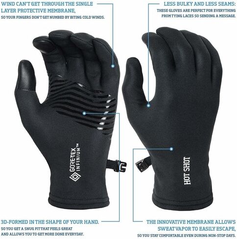HOT SHOT Men's GORE-TEX Infinium Gloves – Outdoor Fleece Gear in Saudi Arabia