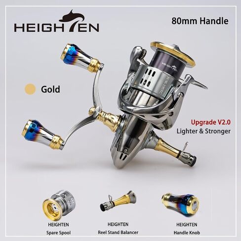 HEIGHTEN Fishing Spinning Reel Stand for Shimano Stradic FL FM Stella Vanford Vanquish Nasci Twinpower Daiwa Fuego Ballistic Certate Exist Luvias Tatula in Kuwait