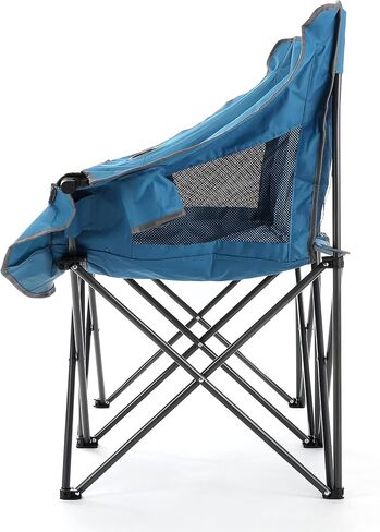كرسي تخييم مزدوج قابل للطي قابل للطي للاستخدام الخارجي من السهم مع 2 كوب وحامل كأس للنبيذ in Kuwait