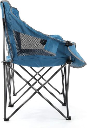 كرسي تخييم مزدوج قابل للطي قابل للطي للاستخدام الخارجي من السهم مع 2 كوب وحامل كأس للنبيذ in Kuwait