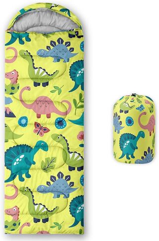 Sleeping Bags for Adults and Kids Backpacking Camping Sleeping Bags for Girls and Boys Lightweight Waterproof Cold/Warm Sleeping Bag for Season Camping Essentials Outdoor Travel with Compression Bags in Saudi Arabia