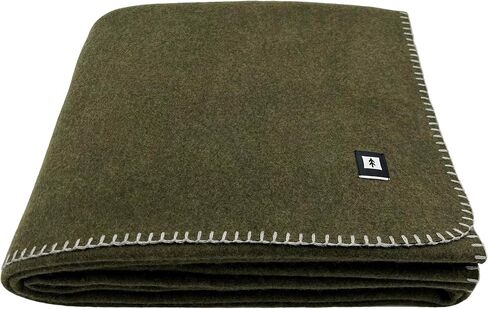 EKTOS 100% Virgin Wool Blanket, 50" x 60", Small, Ideal for Fire Pit or Campfire (Charcoal, Throw Size) in Saudi Arabia