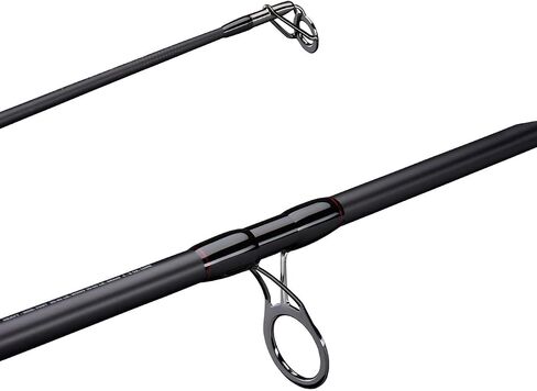 PENN Prevail II 11’ Surf Spinning Rod; 2-Piece Fishing Rod, 15-30lb Line Rating, Medium Heavy Rod Power, Moderate Fast Action, 2-6 oz. Lure Rating, Black, Red in Saudi Arabia