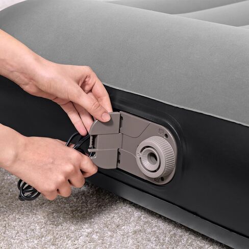 Bestway Tritech Air Mattress Twin 12" with Built-in AC Pump in Saudi Arabia